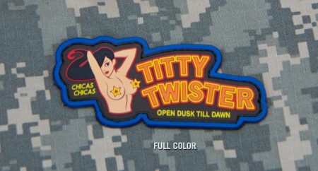 MSM Titty Twister PVC Morale Patch Full Color