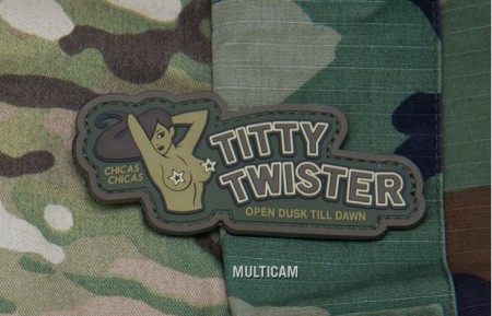 MSM Titty Twister PVC Morale Patch Multicam