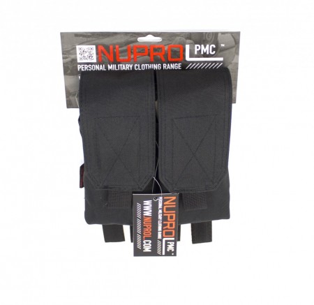 Nuprol PMC M4 Double Flap Lid Mag Pouch Black